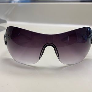 Guess white sunglasses